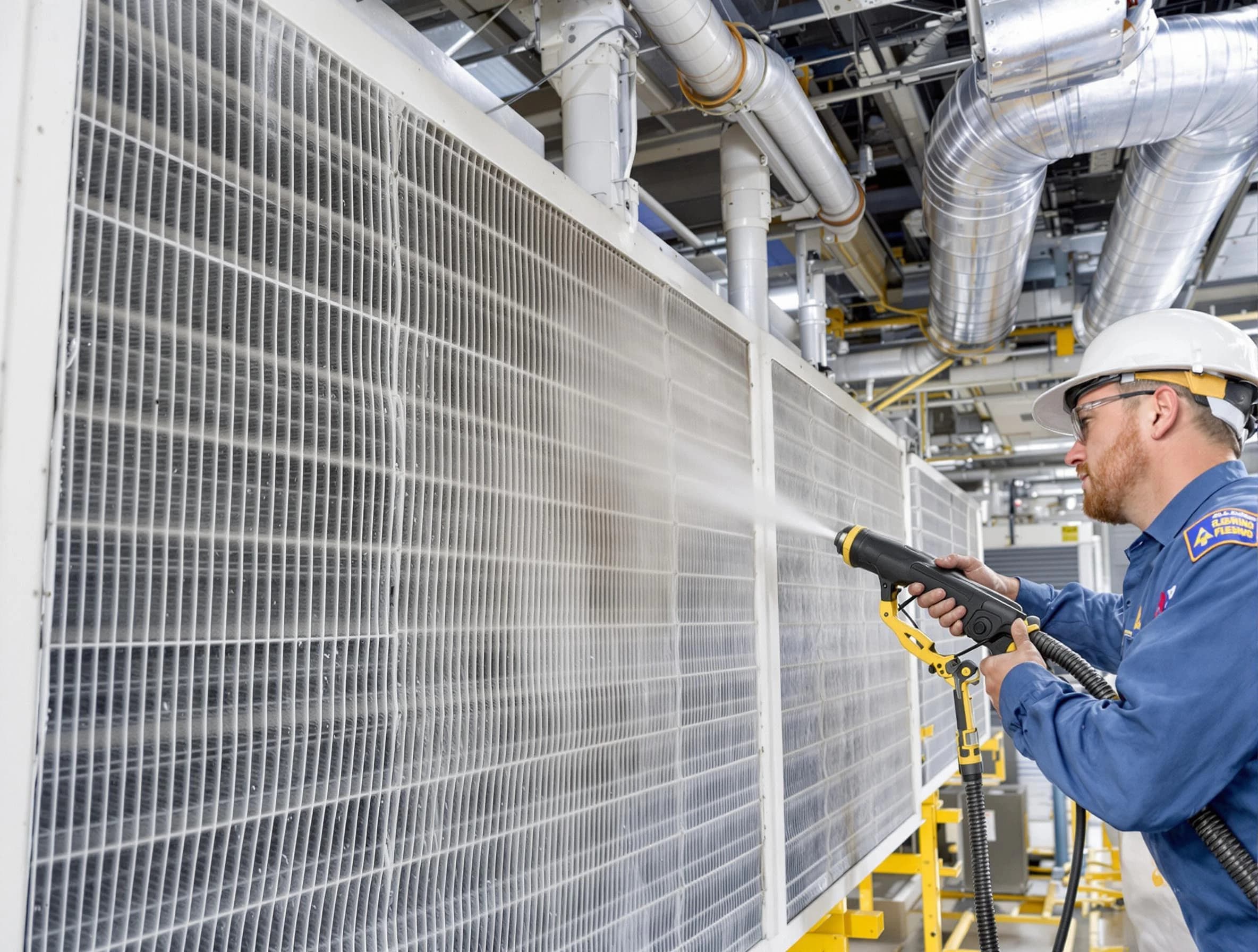 Professional commercial coil cleaning by Bethel Acres Air Duct Cleaning in Bethel Acres