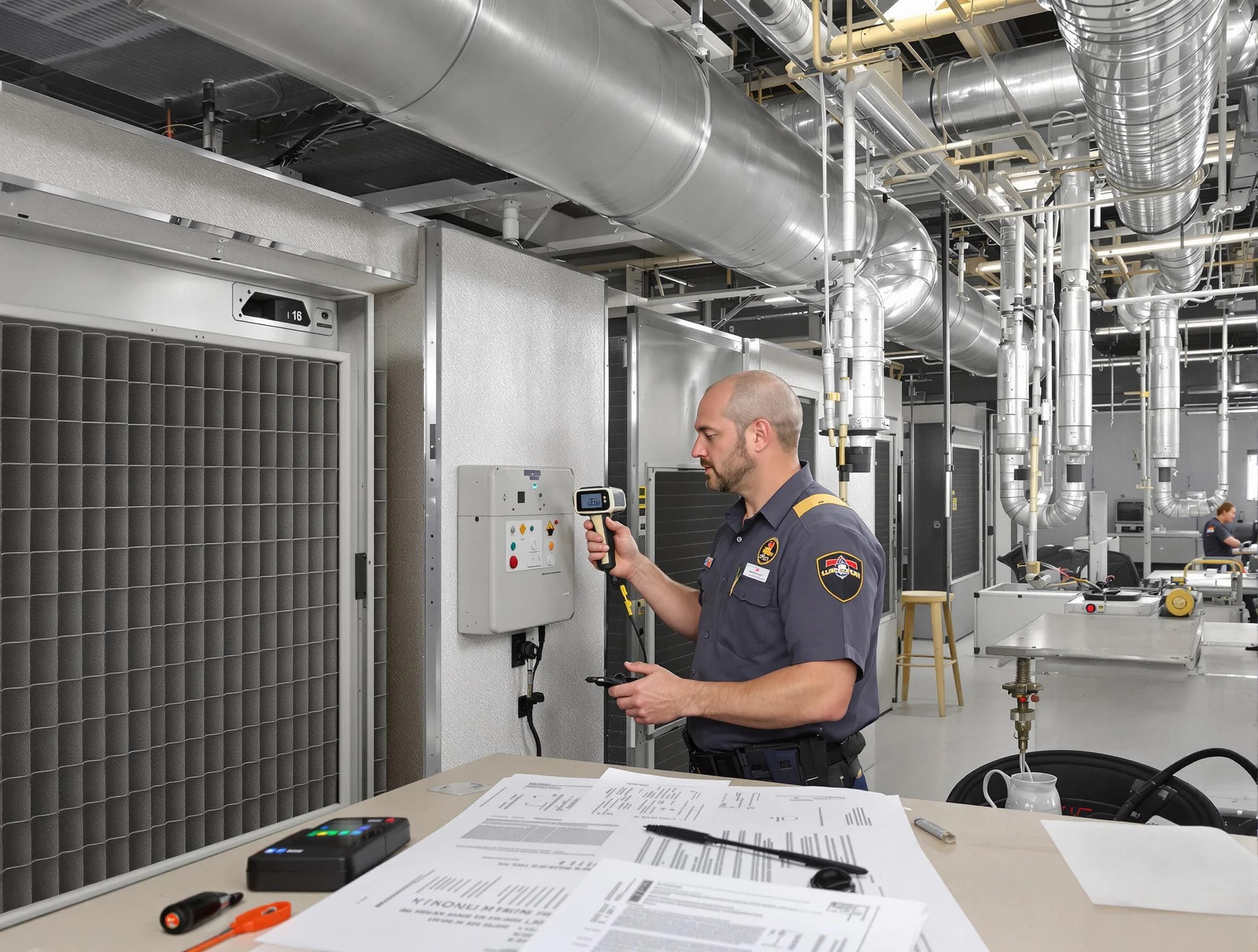 Professional filter system inspection by Bethel Acres Air Duct Cleaning in Bethel Acres