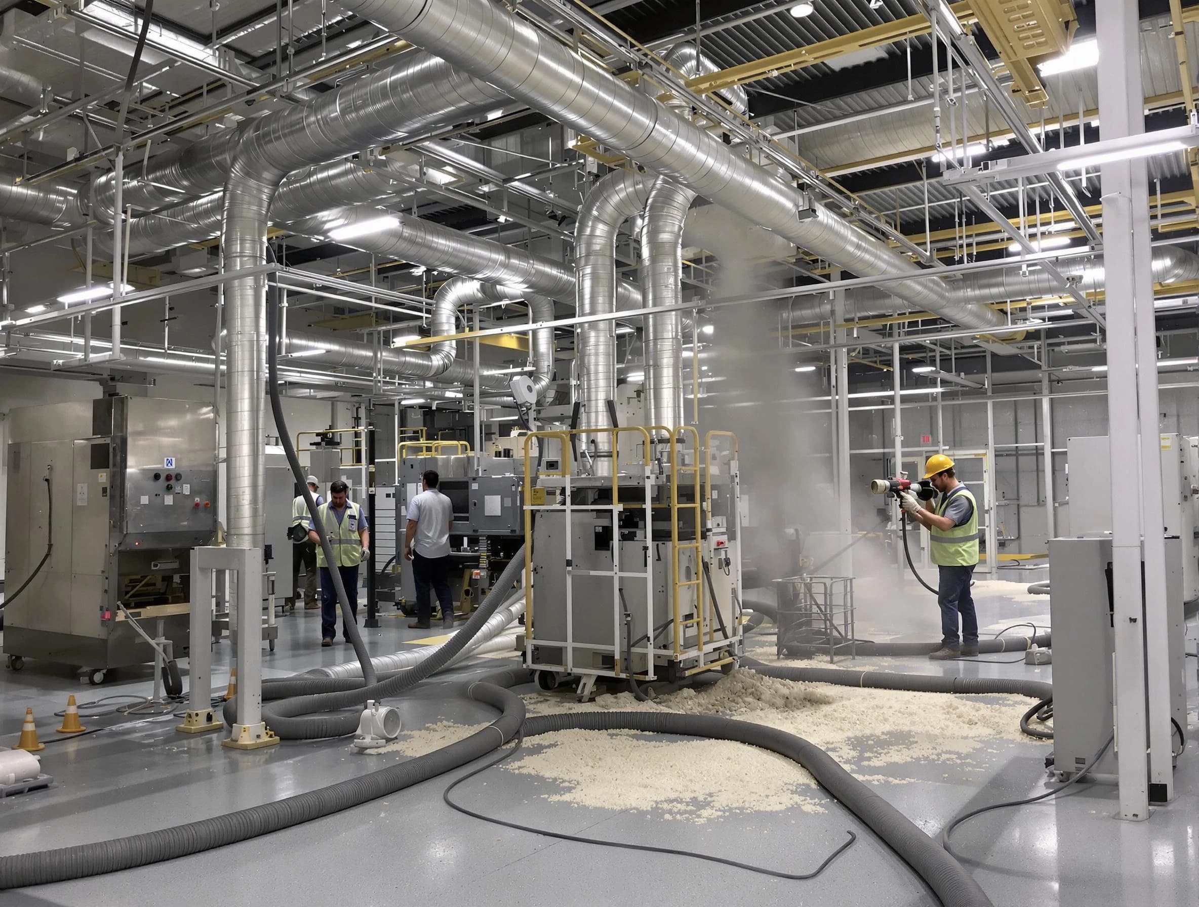 Heavy-duty industrial duct cleaning by Bethel Acres Air Duct Cleaning in Bethel Acres