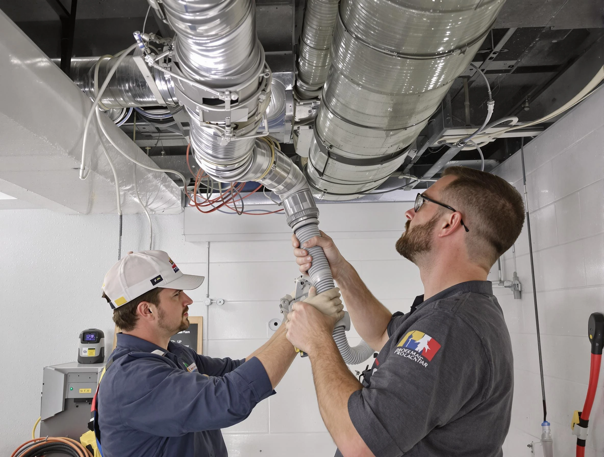 Bethel Acres Air Duct Cleaning technician performing thorough AC duct cleaning in Bethel Acres
