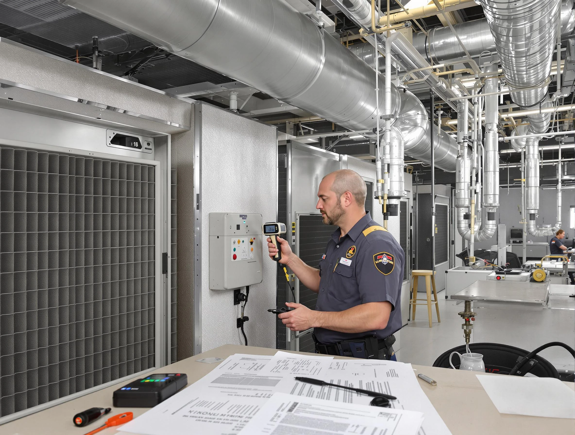 Professional filter system inspection by Bethel Acres Air Duct Cleaning in Bethel Acres